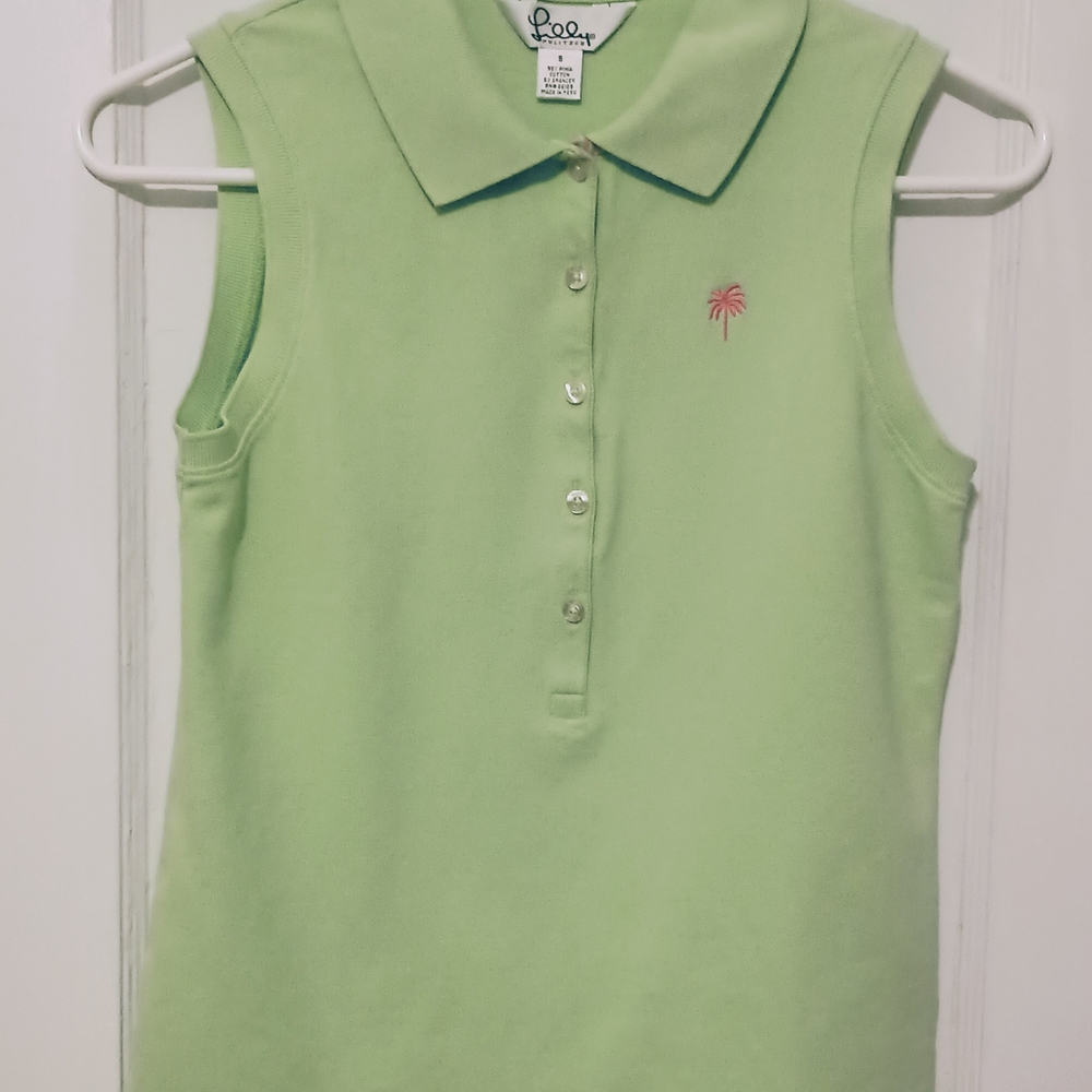 Lilly Pulitzer Green Short Sleeve Tee with Classic Design